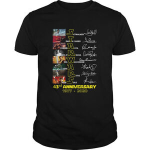 Star Wars Luke Skywalker Darth Vader Chewbacca 43Rd Anniversary Shirt